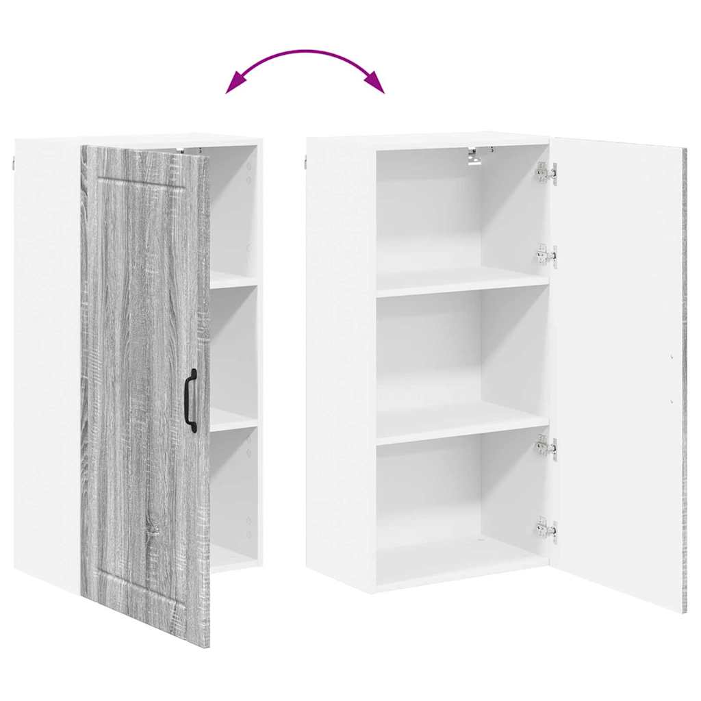 Kitchen Cabinet Grey Sonoma 50 x 31 x 100 cm Engineered Wood