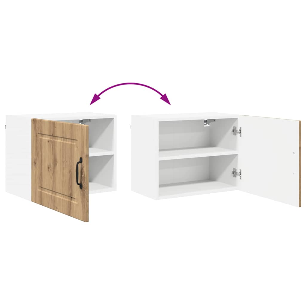 Kitchen Wall Cabinet with Shelf Artisan Oak 50 x 31 x 40 cm