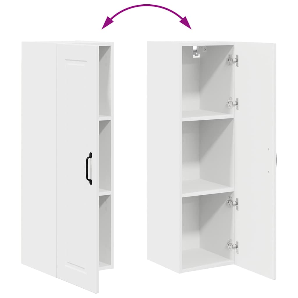 Kitchen Wall Cabinet White 30 x 31 x 100 cm Engineered Wood
