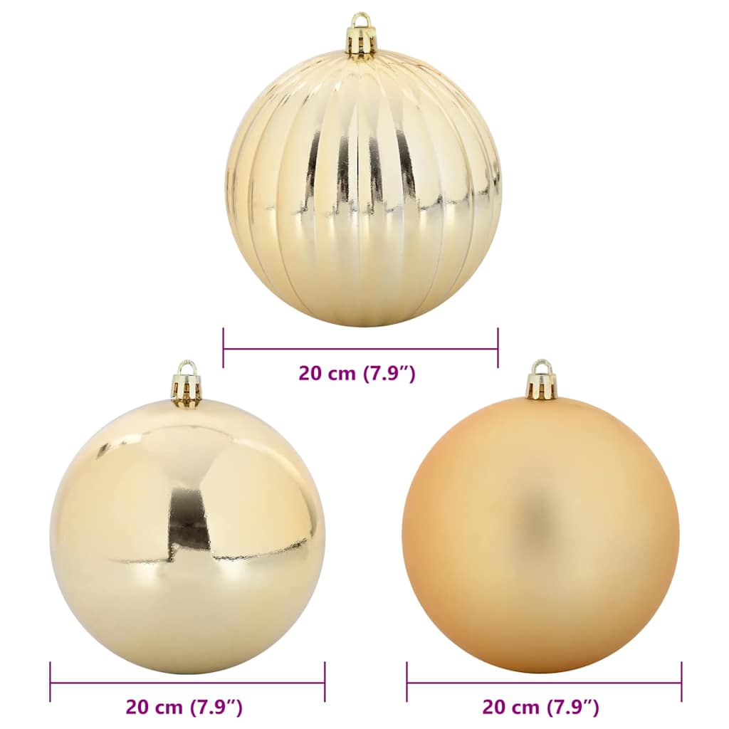 Christmas Bauble Set 4 pcs Gold