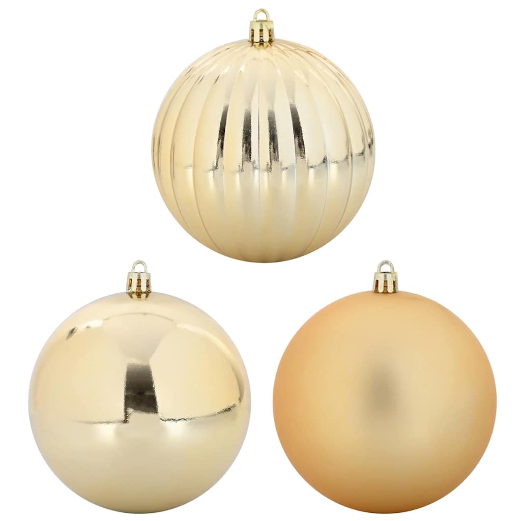 Christmas Bauble Set 3 pcs Gold