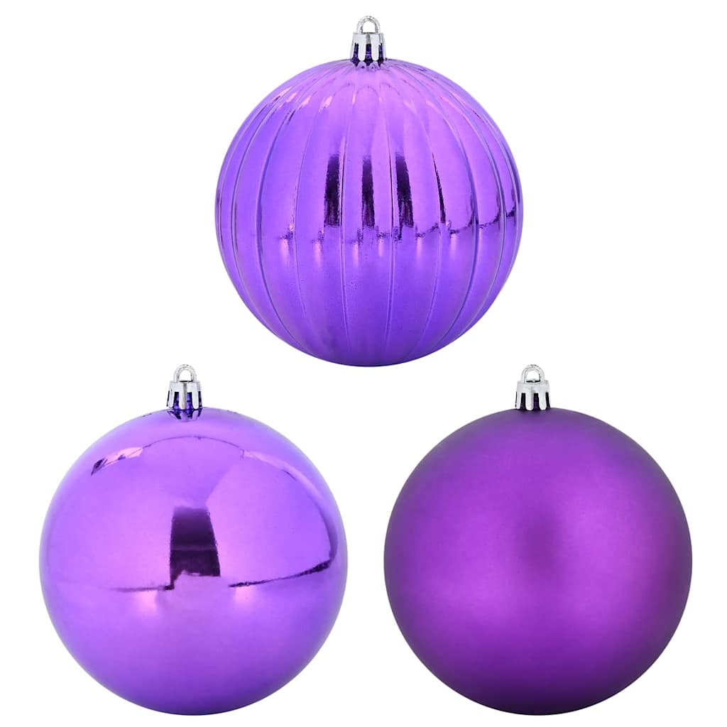 Christmas Bauble Set 4 pcs Lilac