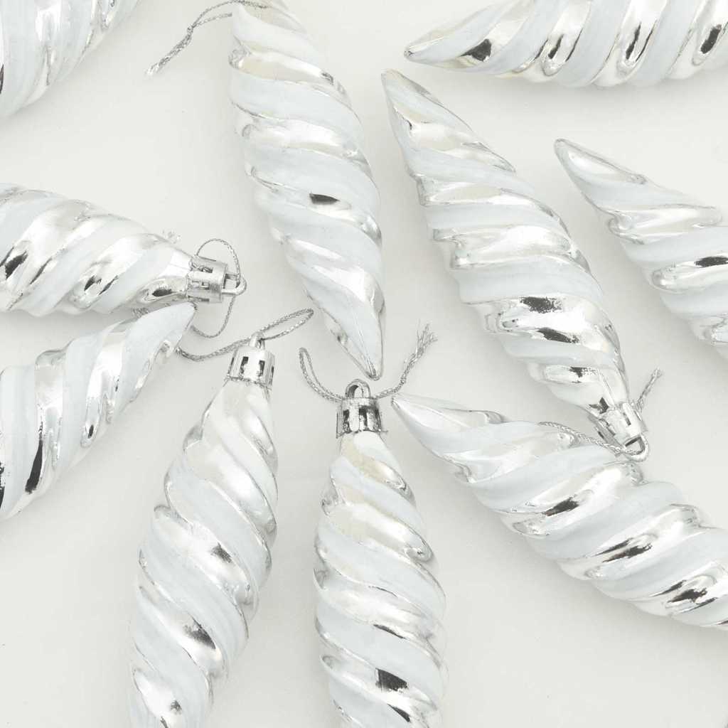 Christmas Tree Decoration 40 pcs Silver