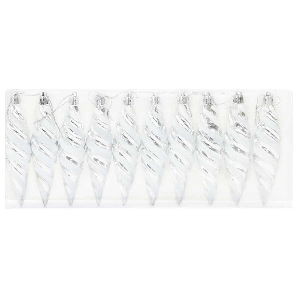 Christmas Tree Decoration 40 pcs Silver