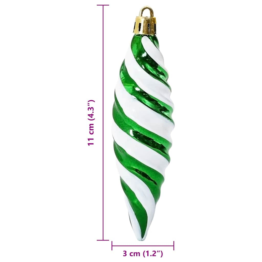 Christmas Tree Decoration 40 pcs Green