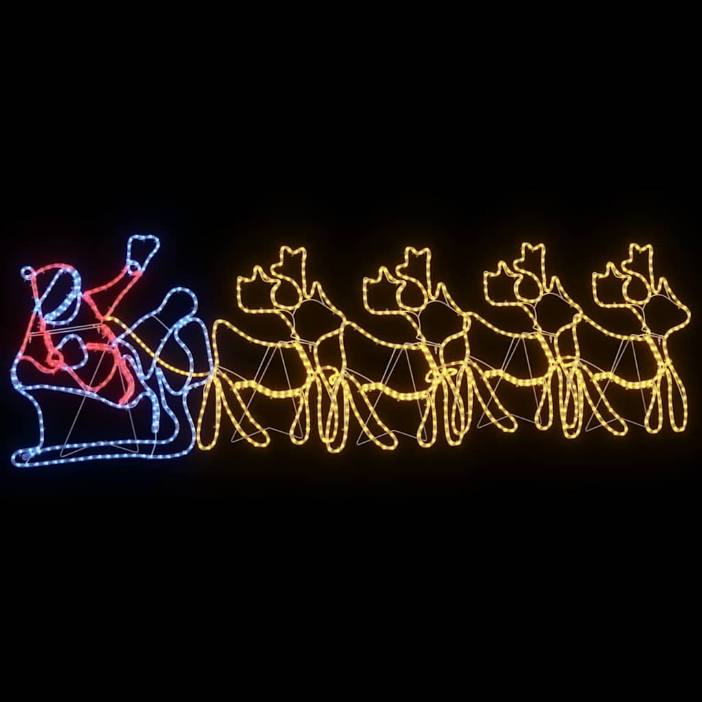LED Christmas Decoration Multicolour 69 x 79 cm PVC