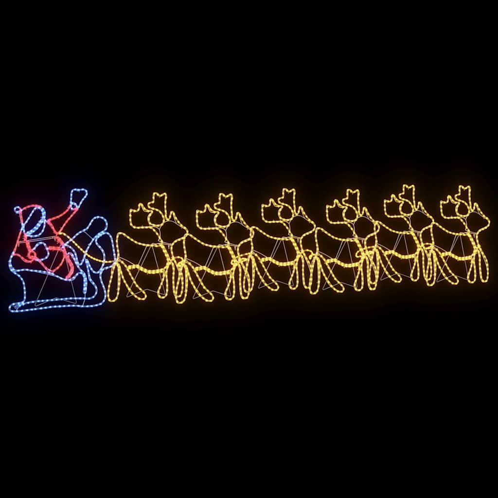 LED Christmas Decoration Multicolour 69 x 79 cm PVC