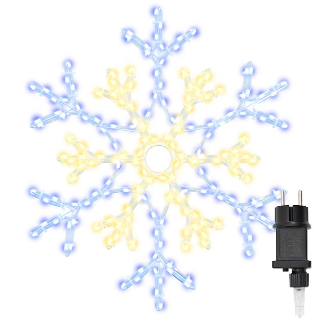 Christmas Snowflake Warm White 56 x 49 x 0.7 cm PVC