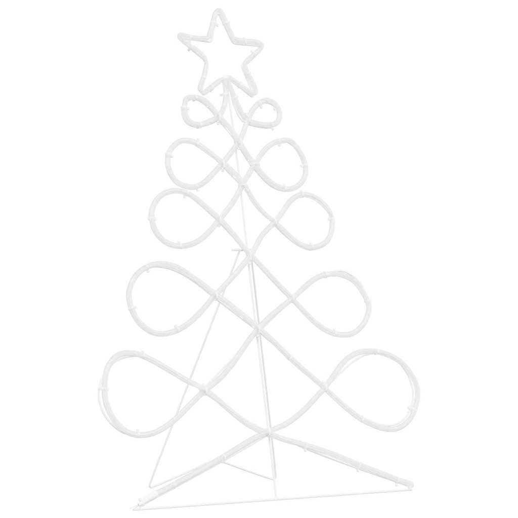 Christmas Tree Shape Light Multicolour 80 x 56 cm PVC