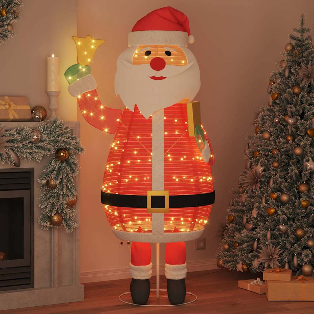 Christmas Santa Claus Warm White 100 x 180 cm Fabric