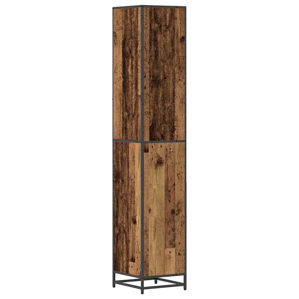 Bathroom Cabinet Old wood 35 x 37.5 x 188.5 cm Engineered wood