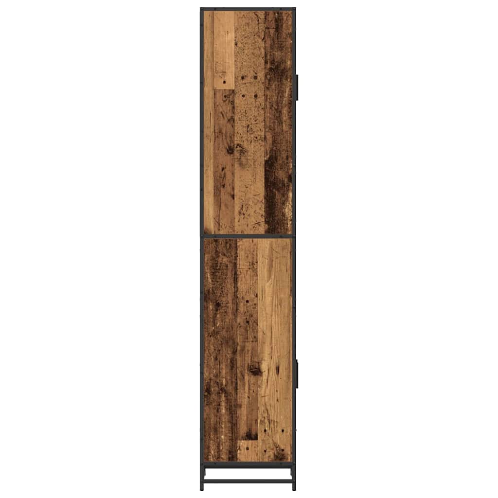 Bathroom Cabinet Old wood 35 x 37.5 x 188.5 cm Engineered wood