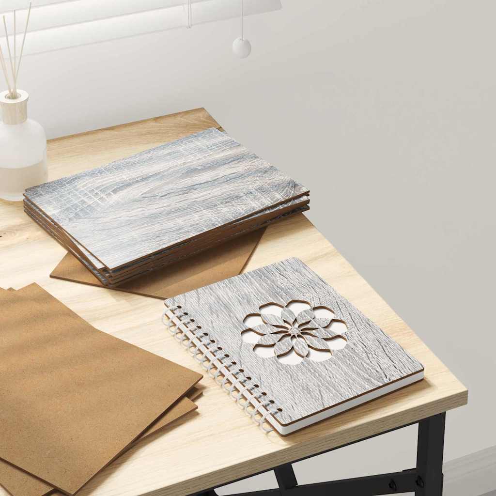Decor Panels 50 pcs Grey sonoma 15 x 21 x 0.3 cm