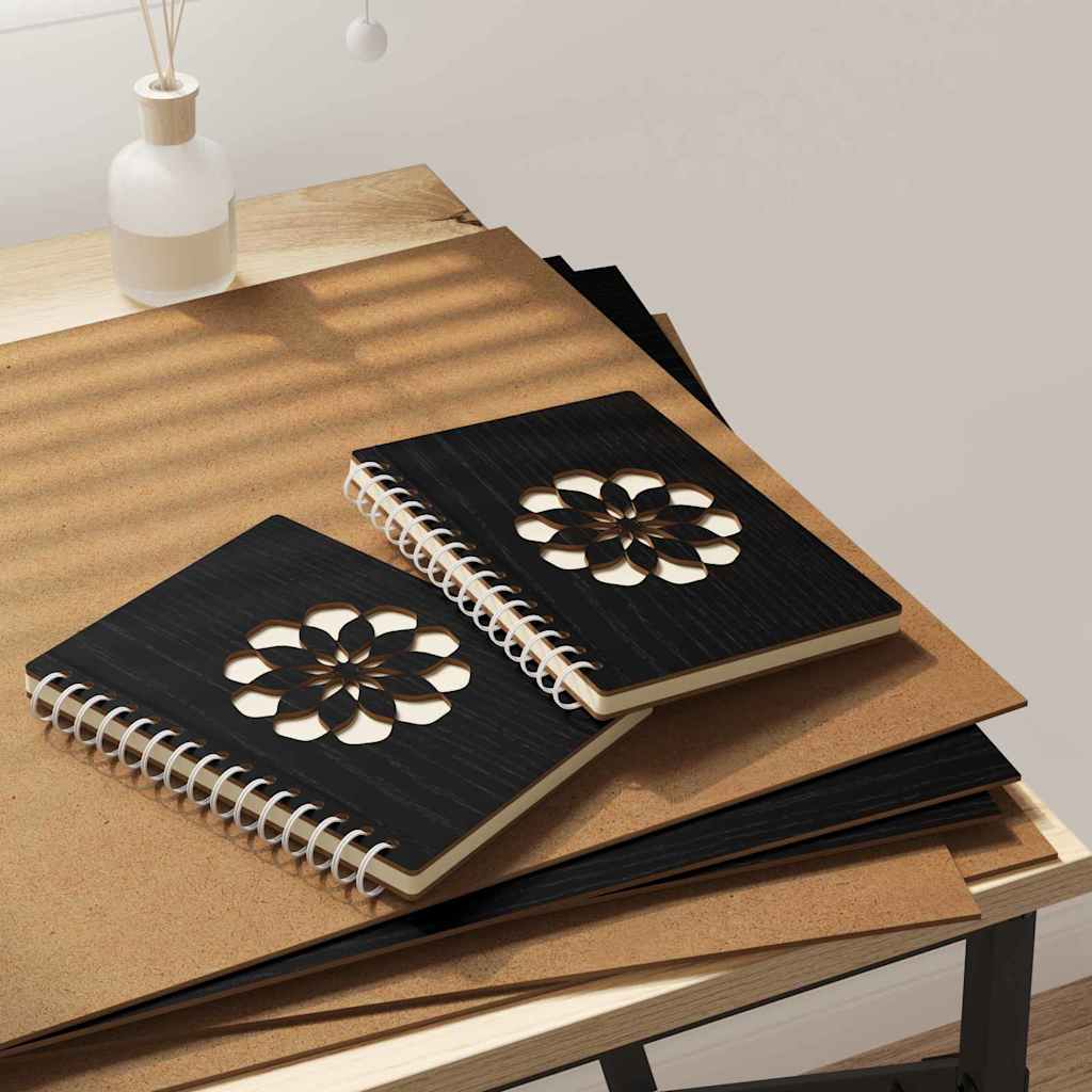 Decor Panels 50 pcs Black oak 40 x 60 x 0.3 cm Engineered wood