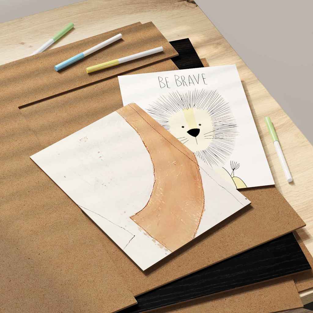Decor Panels 50 pcs Black oak 40 x 60 x 0.3 cm Engineered wood