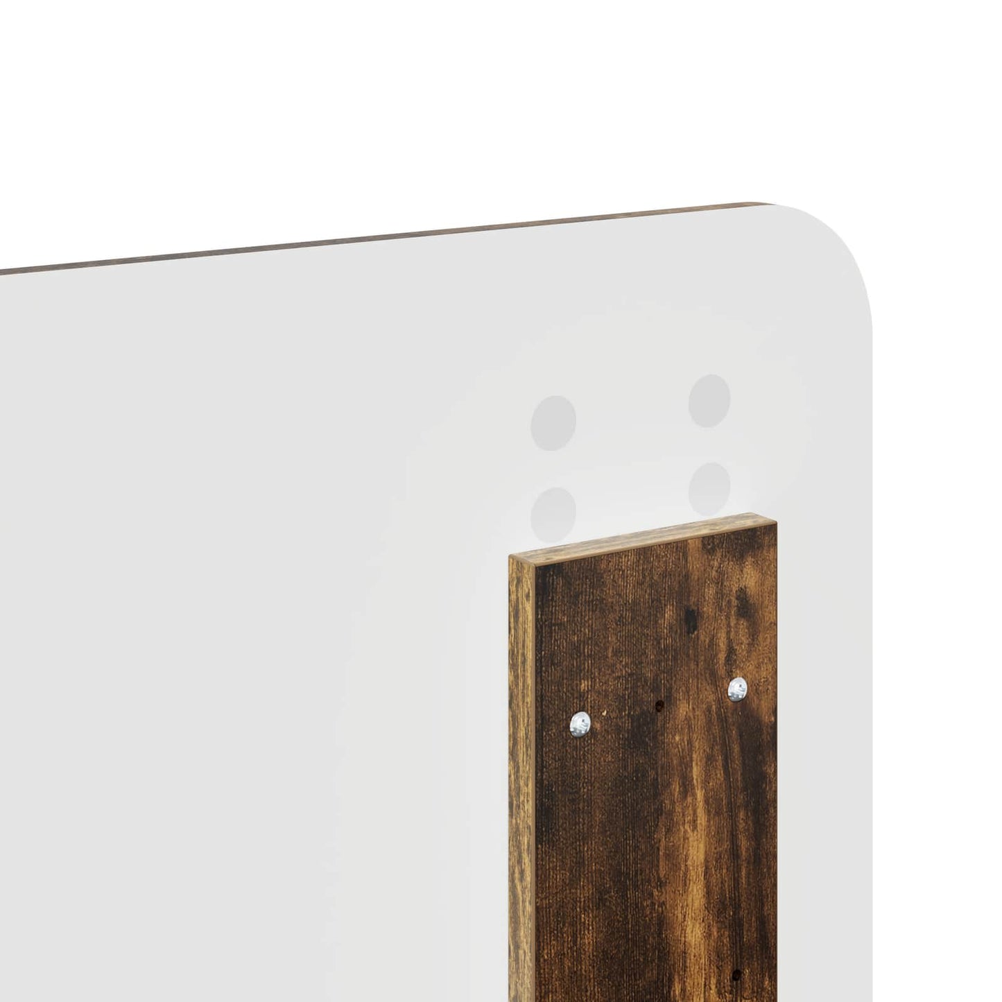 Bed Frame Smoked Oak 150 x 200 cm Solid Pine Wood