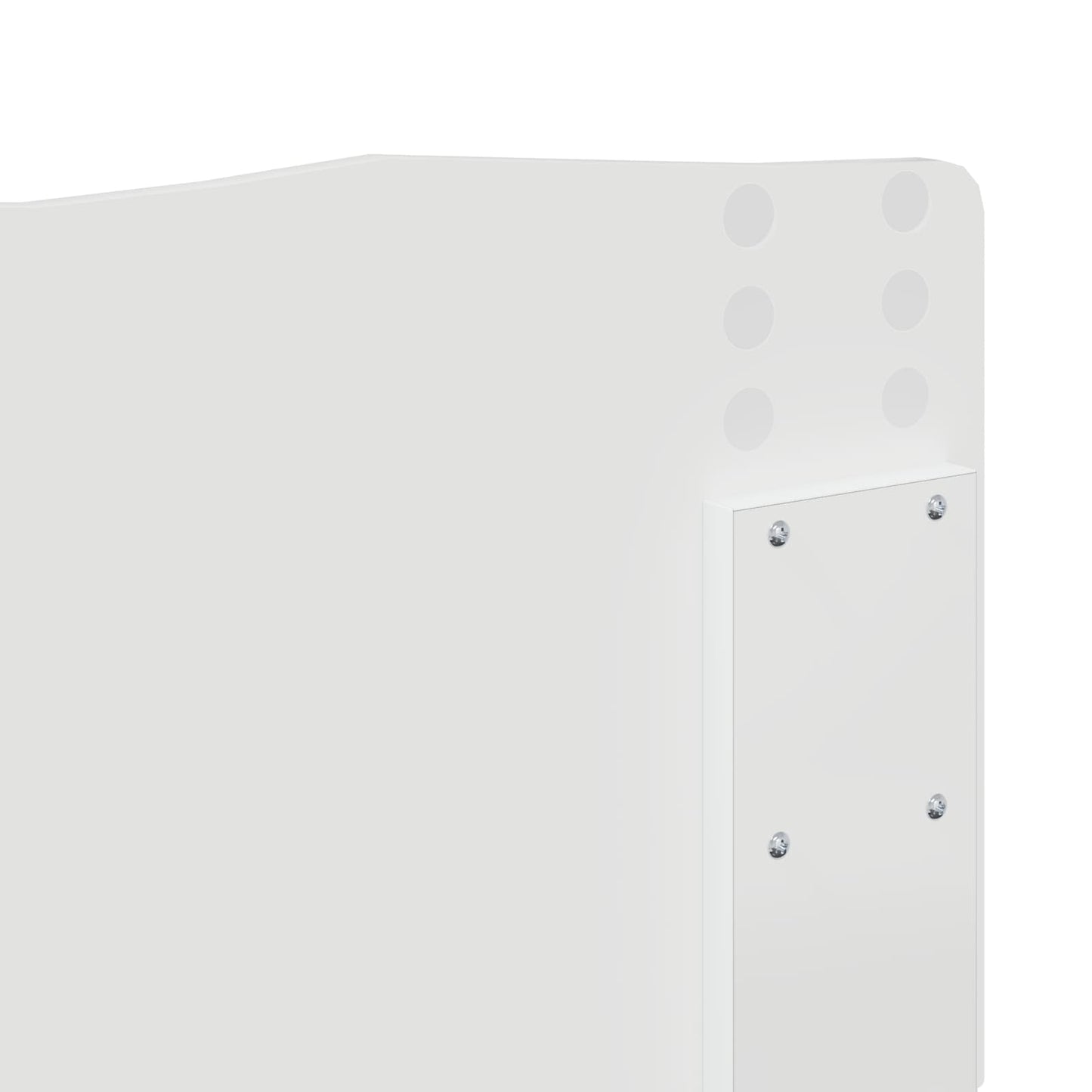 Bed Frame with Headboard White 200 x 200 cm Solid Pine Wood