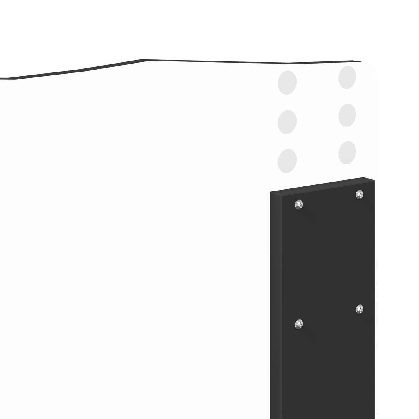 Bed Frame with Headboard Black 200 x 200 cm Solid Pine Wood