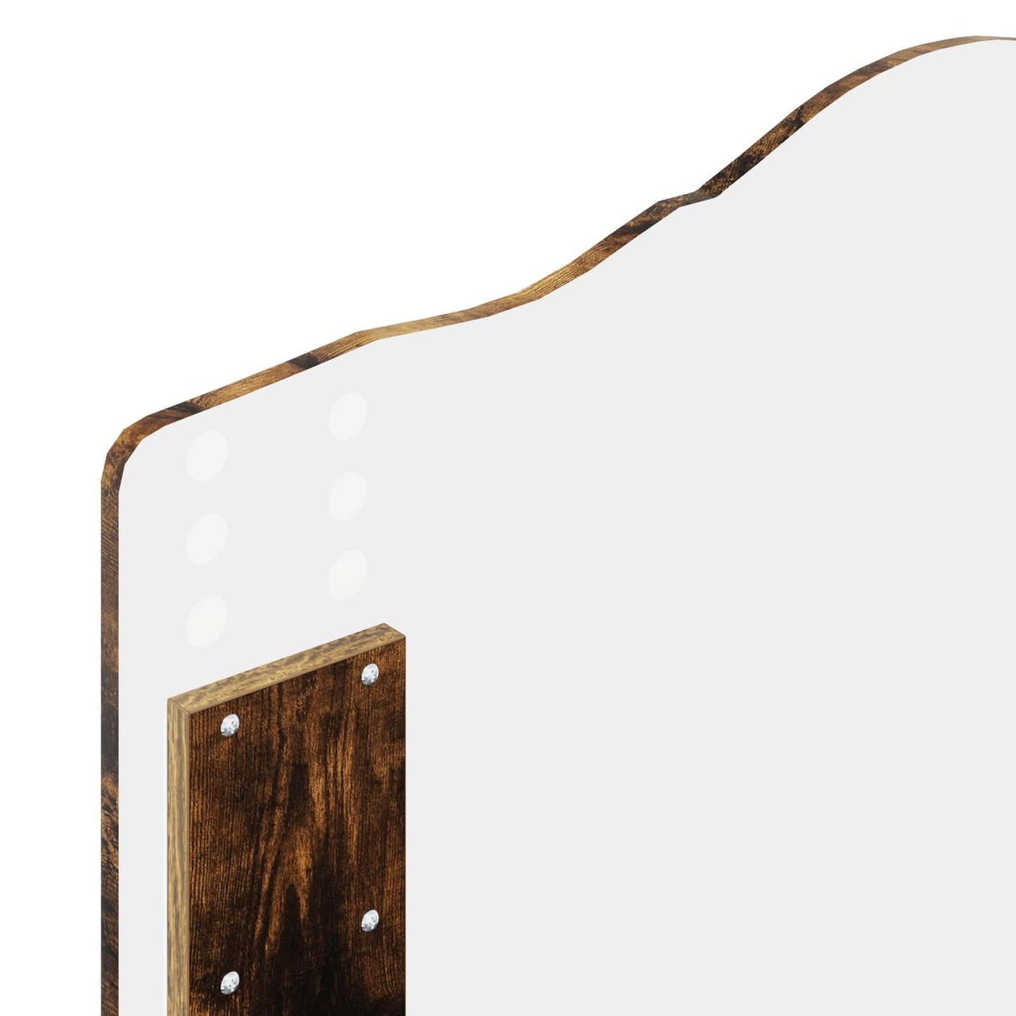 Bed Frame Smoked Oak 100 x 200 cm Solid Pine Wood