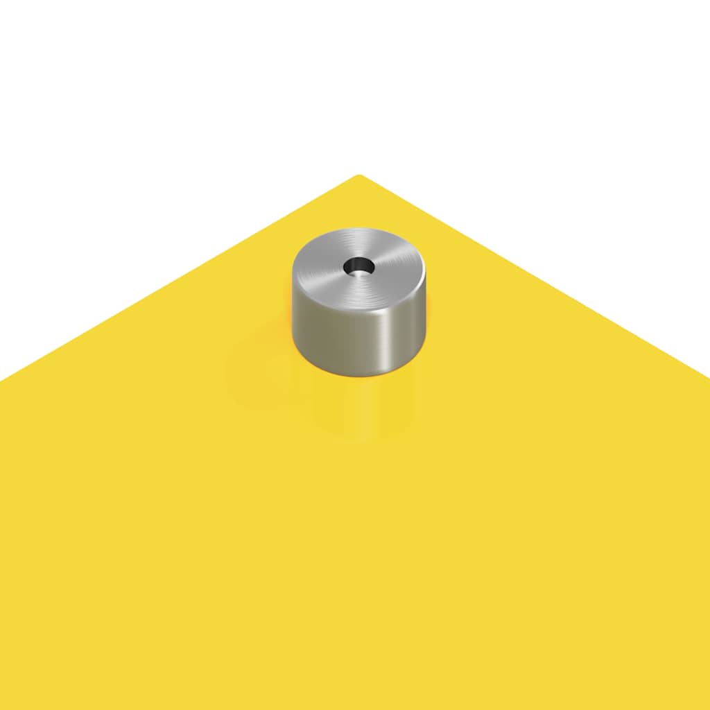 Kitchen Backsplash 2 pcs Yellow 80 x 60 cm Tempered Glass