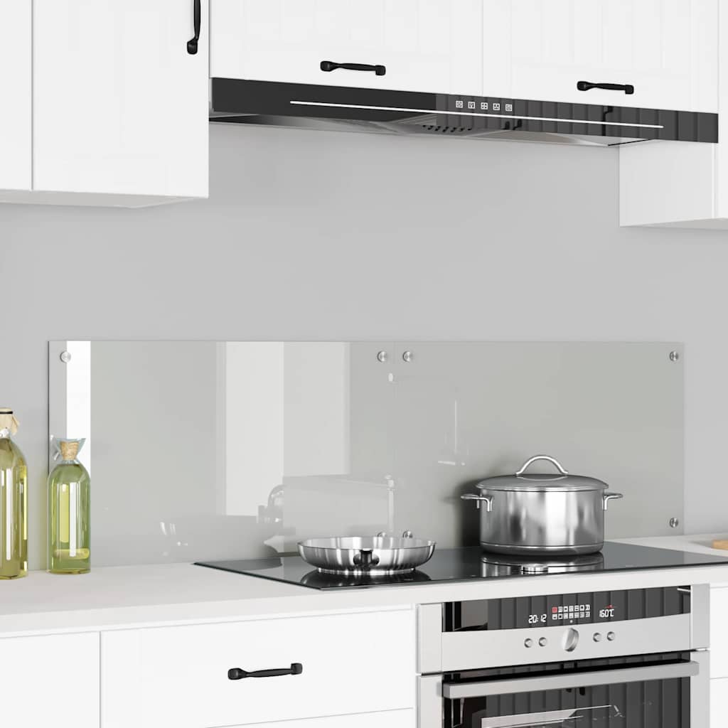 Kitchen Backsplash Transparent 70 x 40 x 0.8 cm Tempered Glass