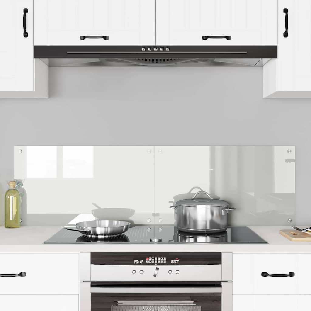 Kitchen Backsplash Transparent 70 x 40 x 0.8 cm Tempered Glass