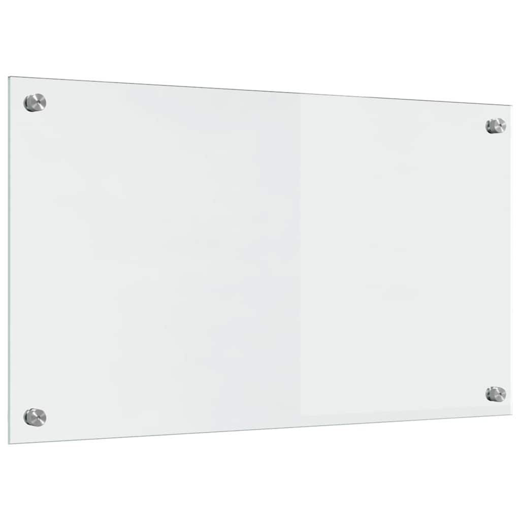 Kitchen Backsplash Transparent 70 x 40 x 0.8 cm Tempered Glass