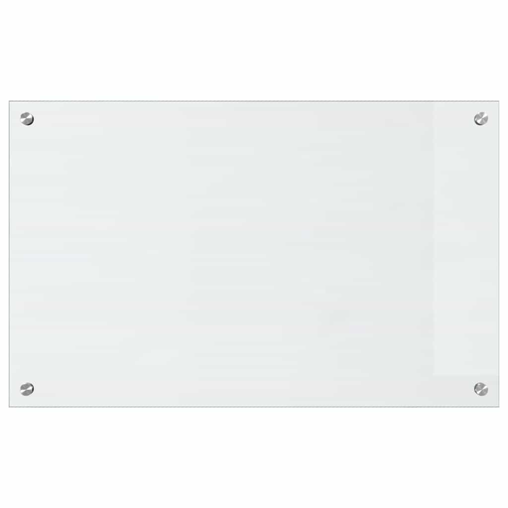 Kitchen Backsplash Transparent 80 x 50 x 0.8 cm Tempered Glass