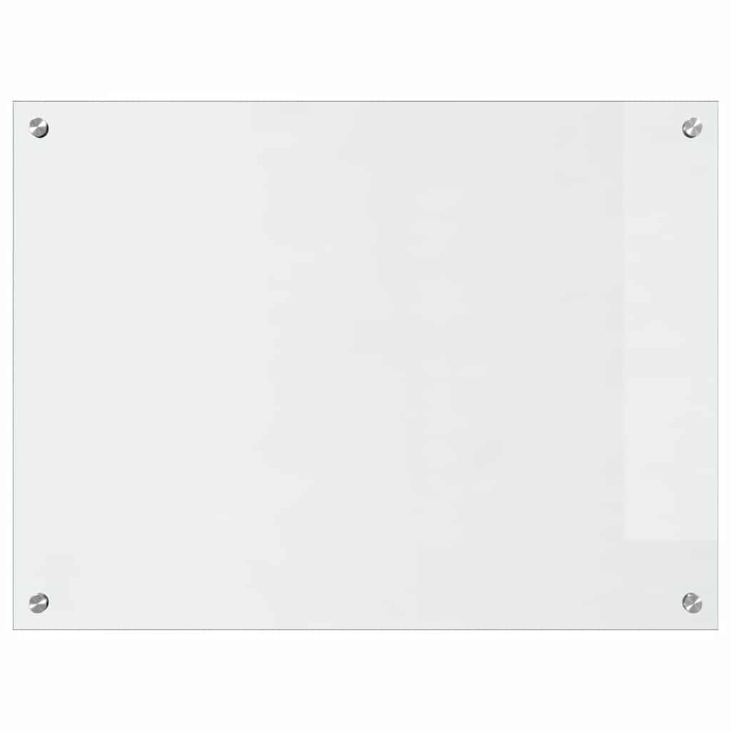 Kitchen Backsplash Transparent 80 x 60 x 0.8 cm Tempered Glass