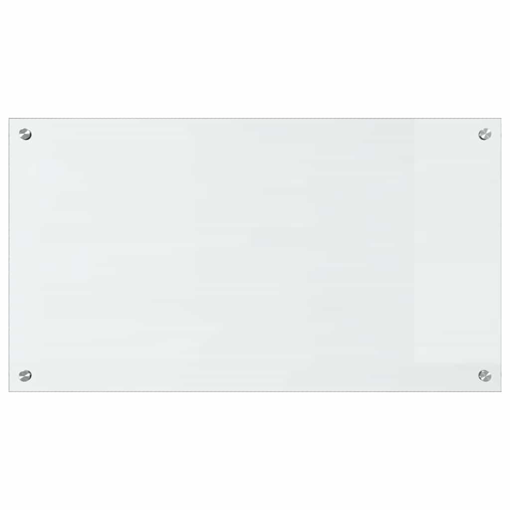 Kitchen Backsplash Transparent 90 x 50 x 0.8 cm Tempered Glass