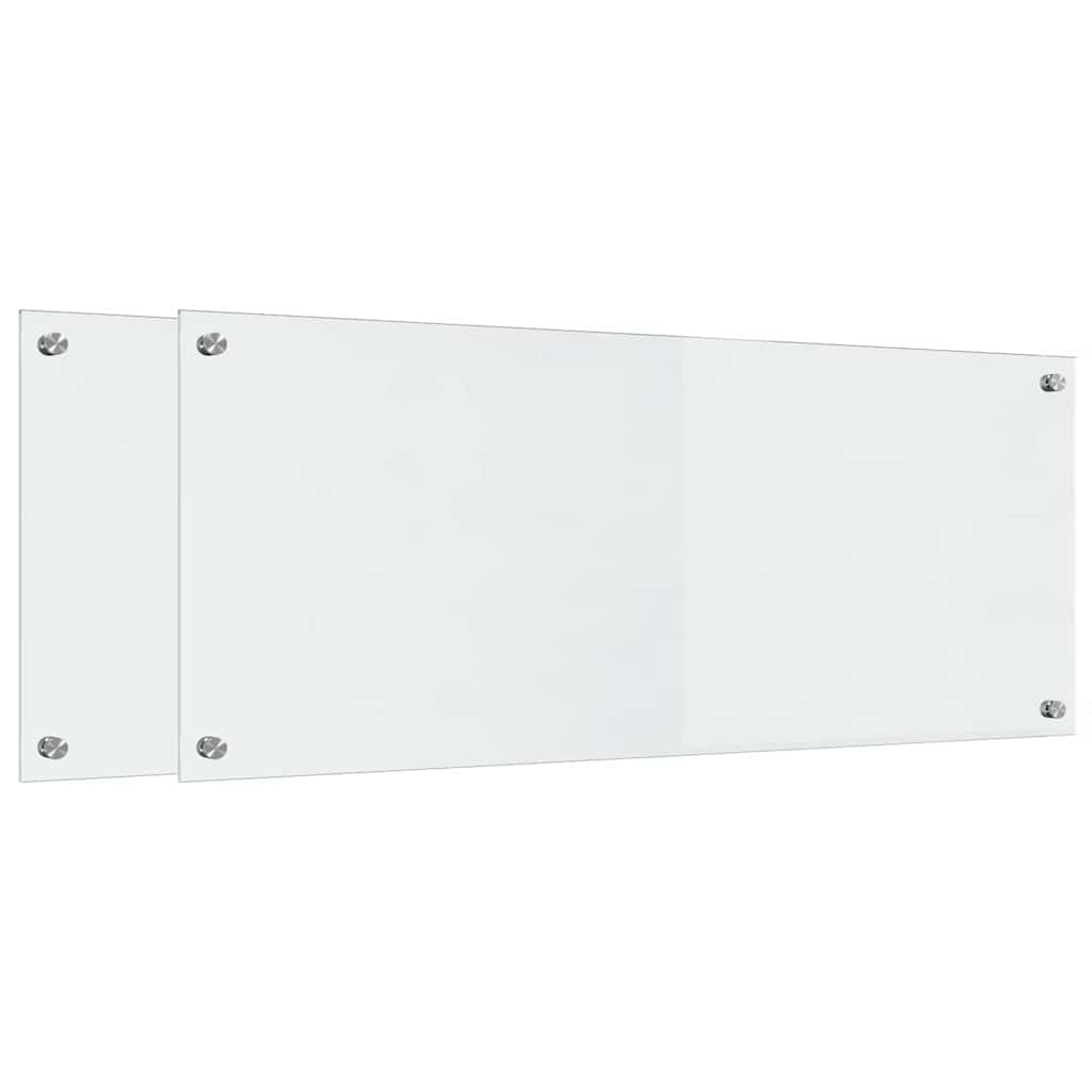 Kitchen Backsplash Transparent 100 x 40 x 0.8 cm Tempered Glass