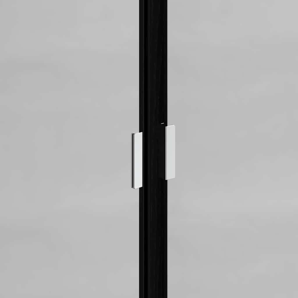 Bathroom Cabinet Set with Shelf 2 pcs Black Oak Engineered Wood