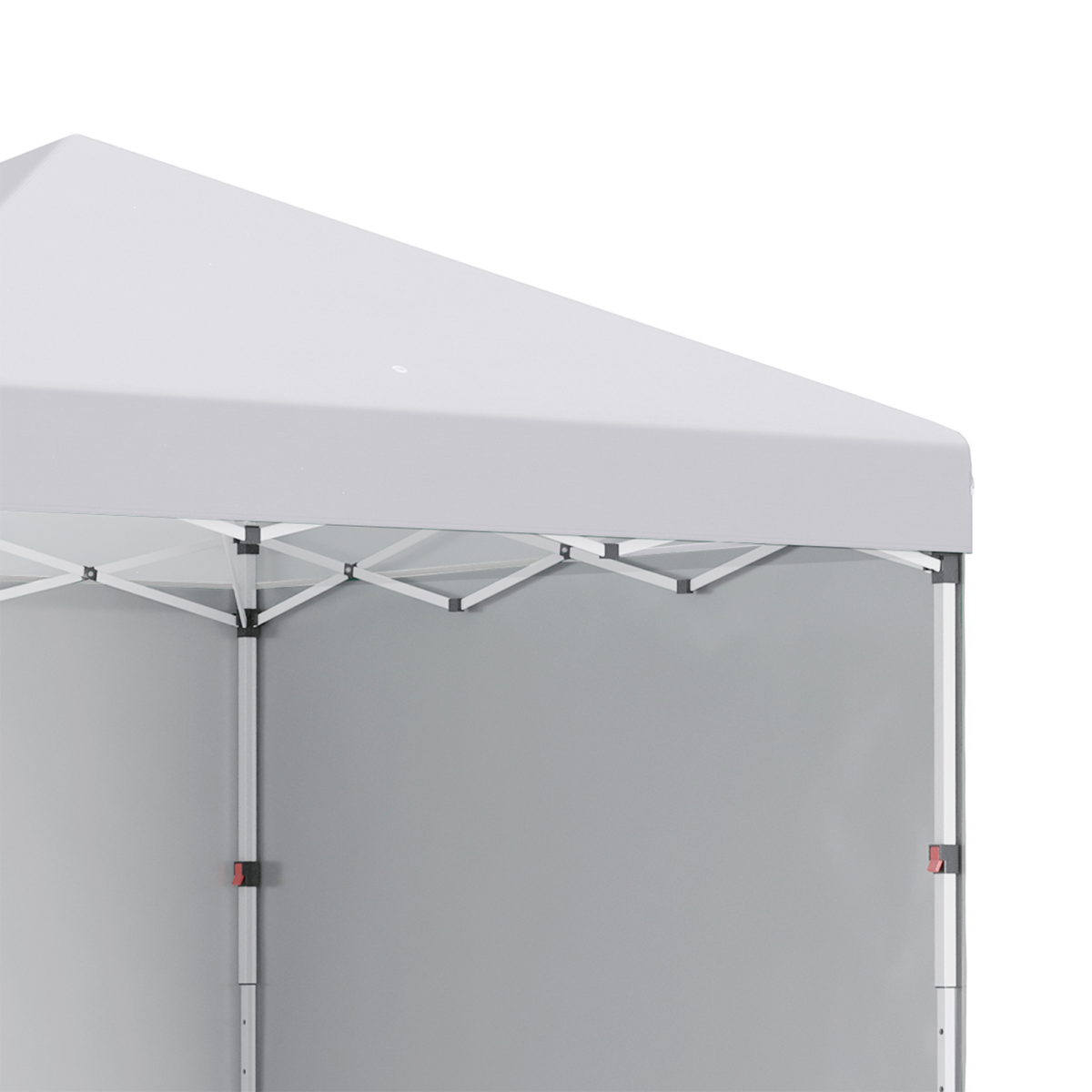 3 x 3 (M) Pop Up Gazebo Event Shelter with 2 Sidewalls, Weight Bags, White