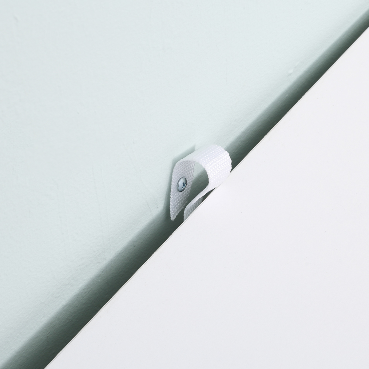 Modern Bedside Table with 2 Drawers, Sofa Side Table for Bedroom, White and Oak