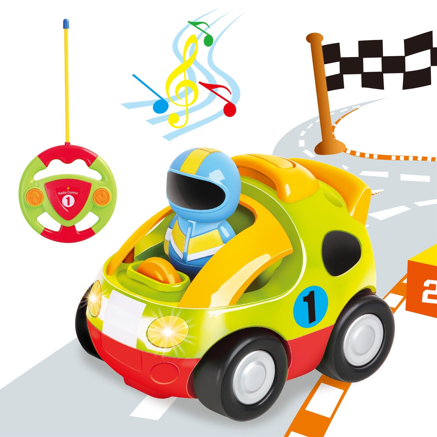 SOKA MY FIRST RC CAR GREEN 0009911