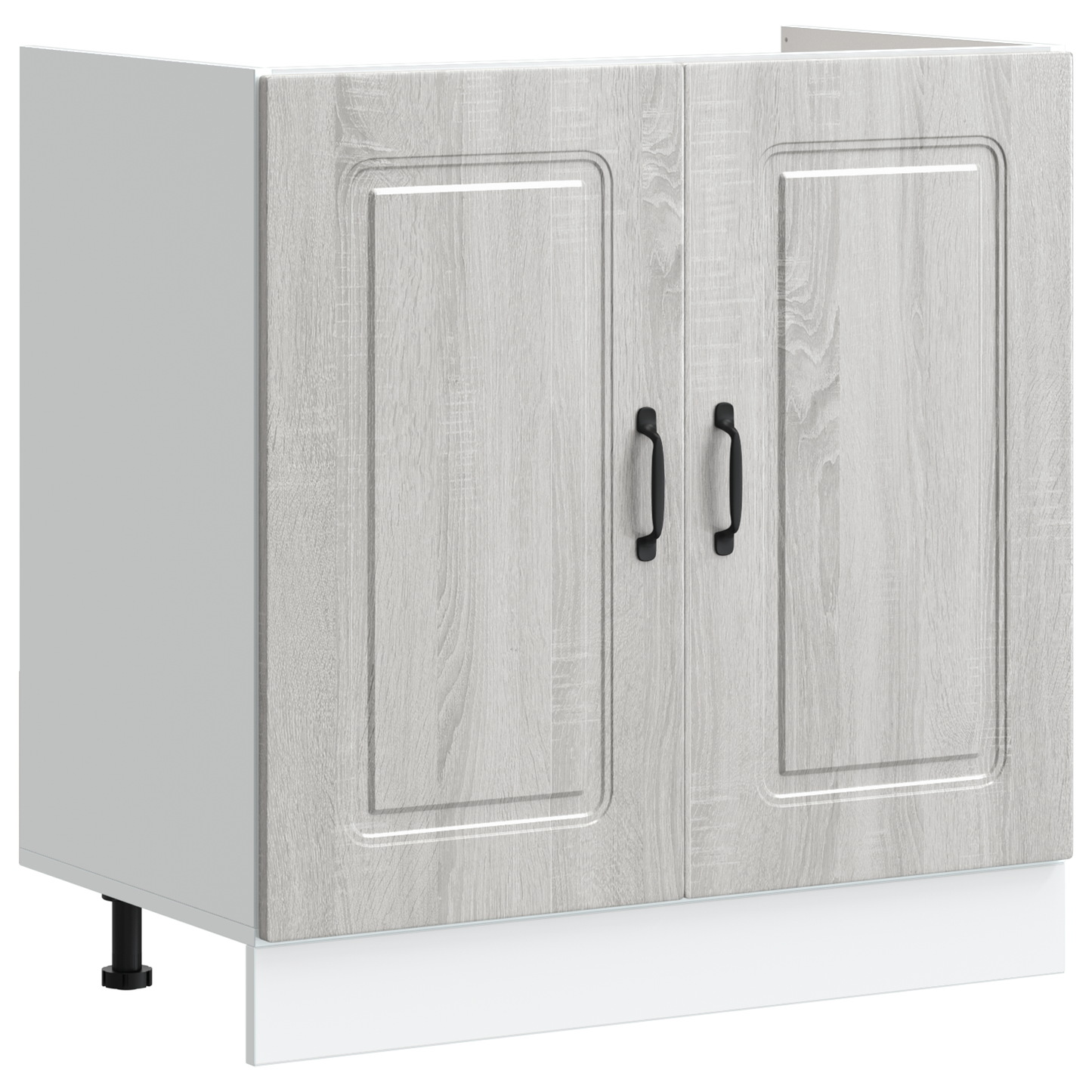 Kitchen Cabinet with Door Kalmar 2 pcs Grey 80 x 46 x 81.5 cm