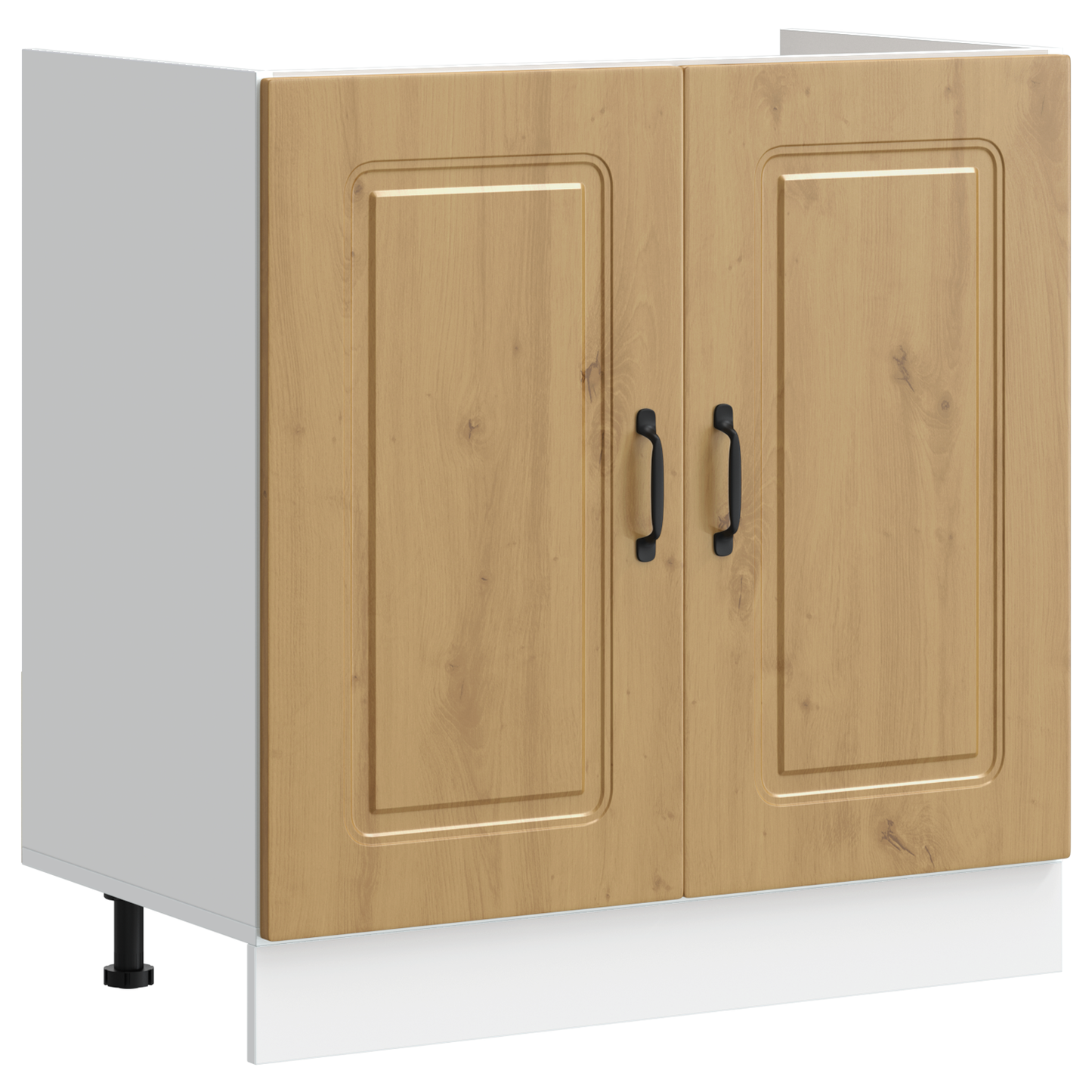 Kitchen Cabinet with Door Kalmar 2 pcs Brown 80 x 46 x 81.5 cm
