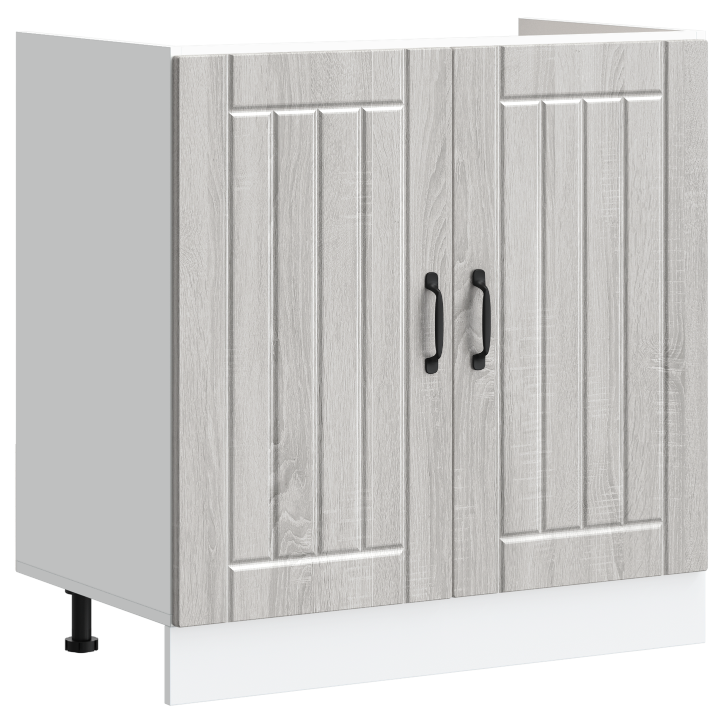 Kitchen Cabinet Lucca 2 pcs Light Grey 80 x 46 x 81.5 cm