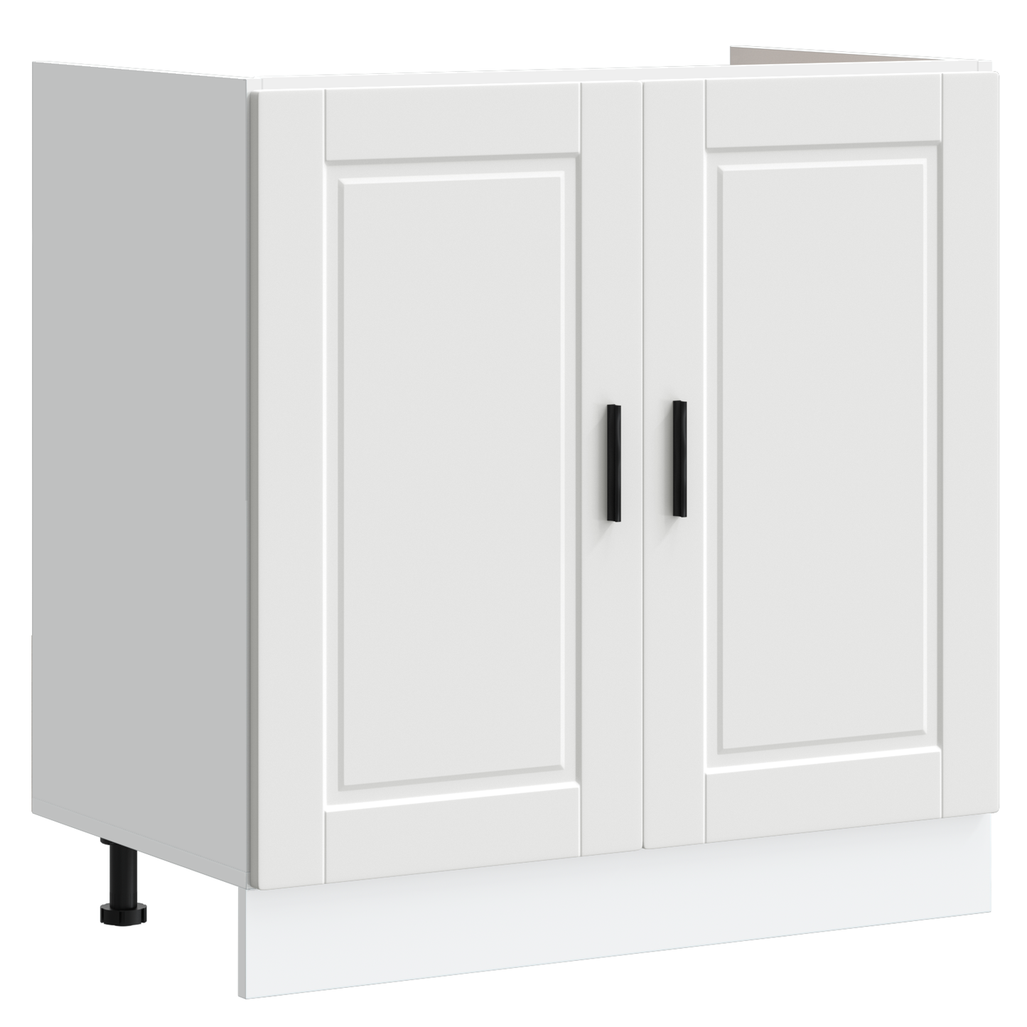 Sink Base Cabinet with Door Porto 2 pcs White 80 x 46 x 84.5 cm