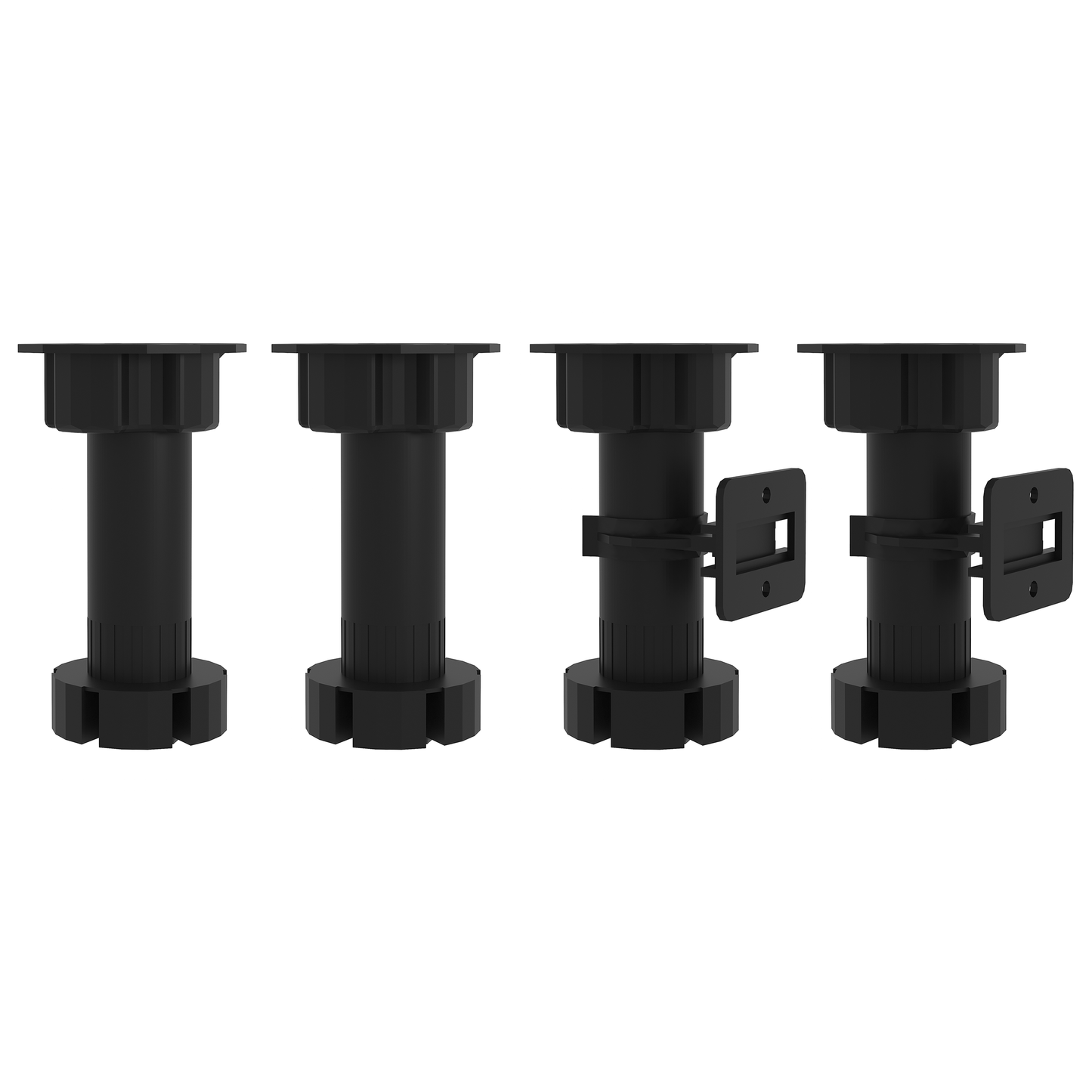Sink Base Cabinet with Door Porto 2 pcs Black 80 x 46 x 84.5 cm