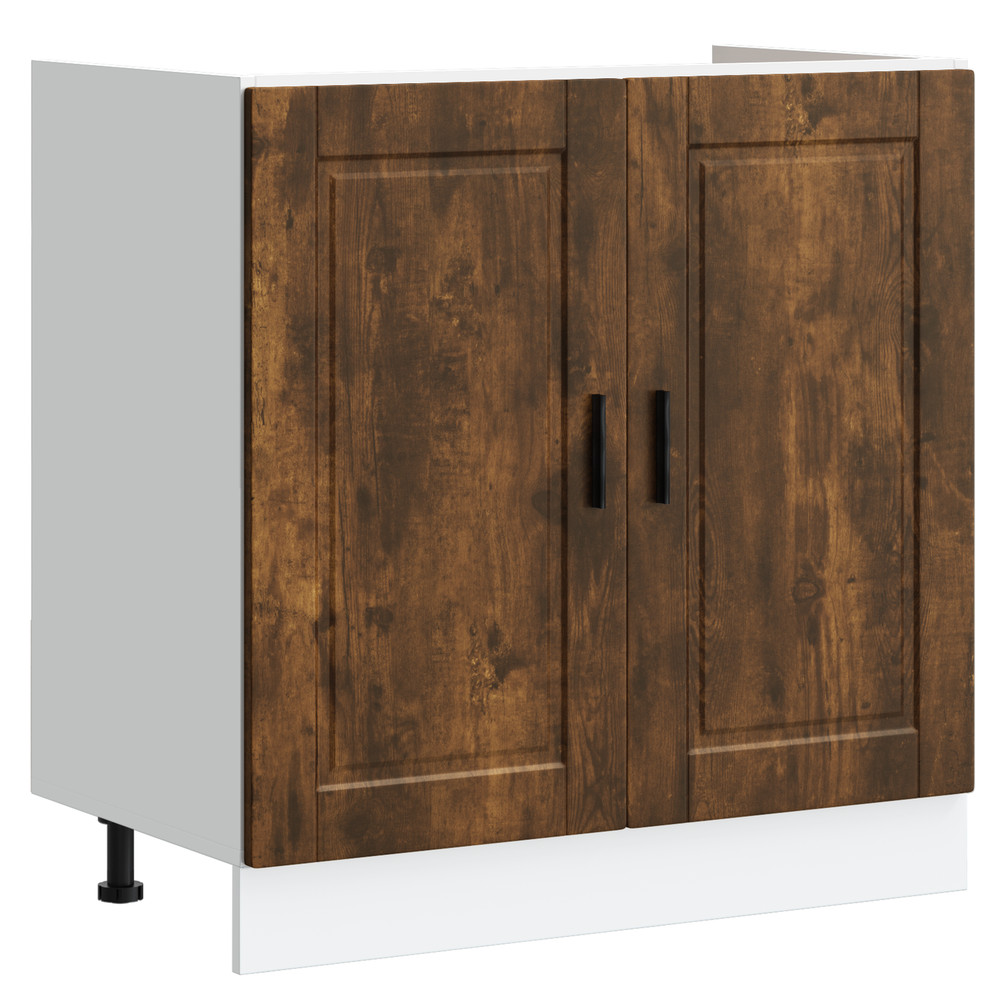 Sink Base Cabinet with Door Porto 2 pcs Brown 80 x 46 x 84.5 cm
