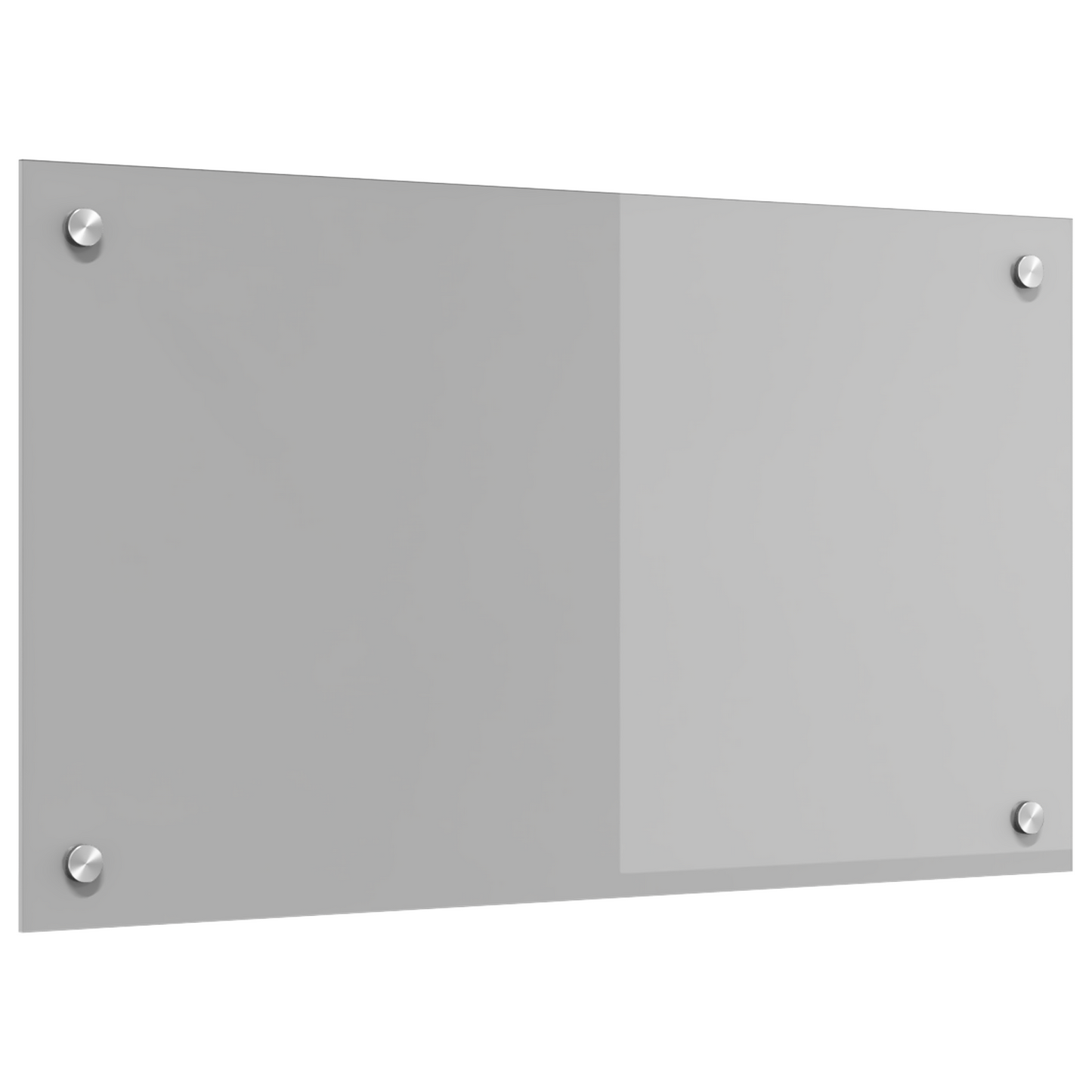 Kitchen Backsplash Light grey 70 x 40 x 0.6 cm Tempered Glass