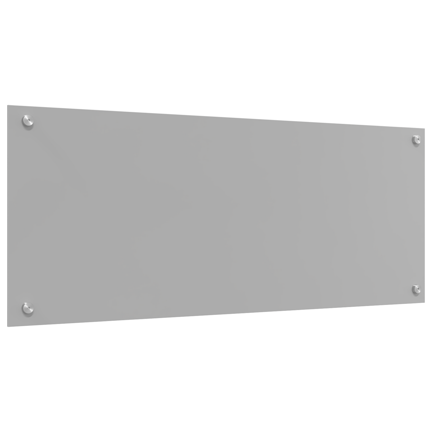 Kitchen Backsplash Light grey 100 x 40 x 0.6 cm Tempered Glass