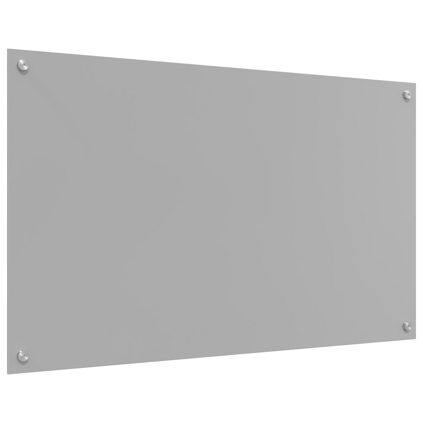 Kitchen Backsplash Light grey 100 x 60 x 0.6 cm Tempered Glass