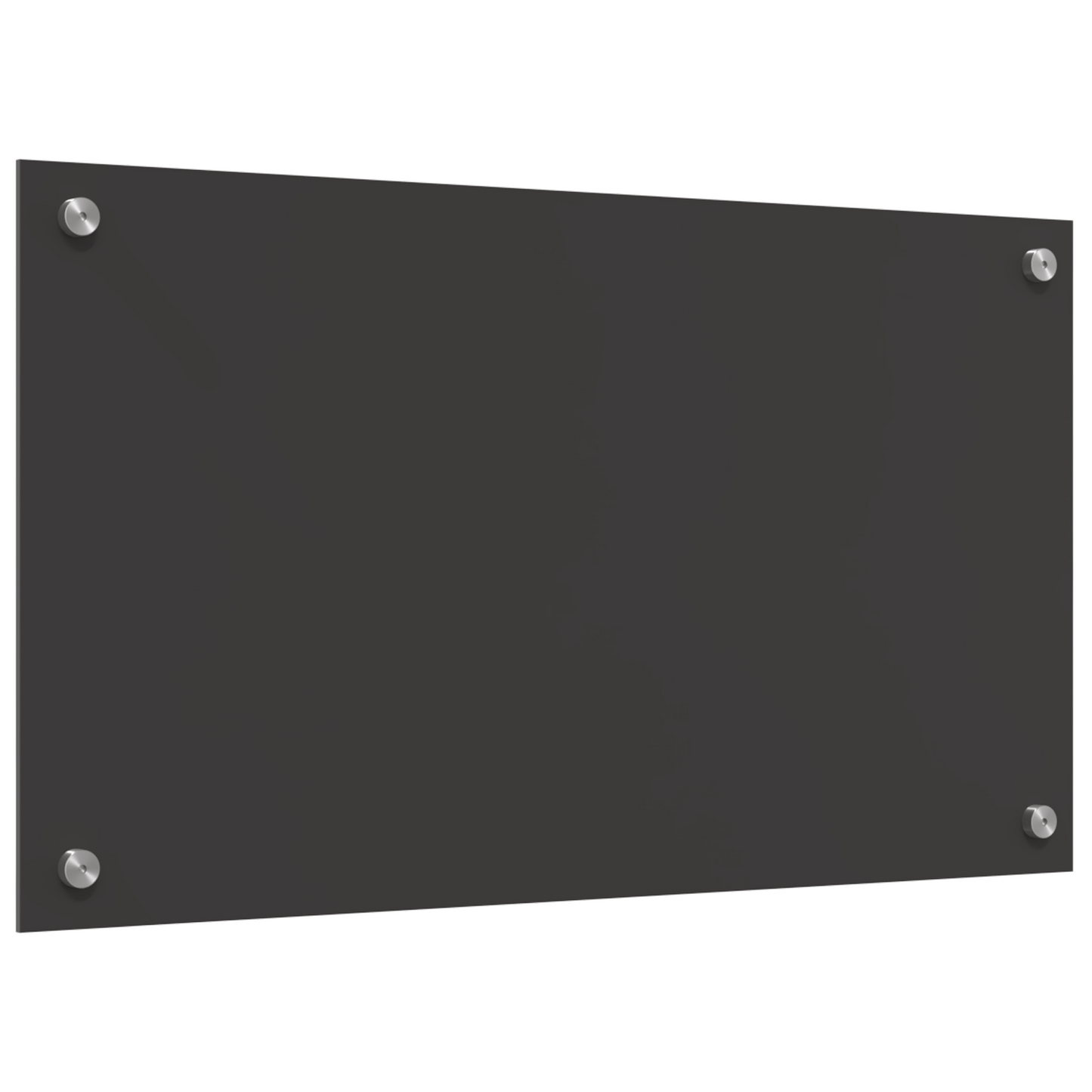 Kitchen Backsplash Dark grey 70 x 40 x 0.6 cm Tempered Glass