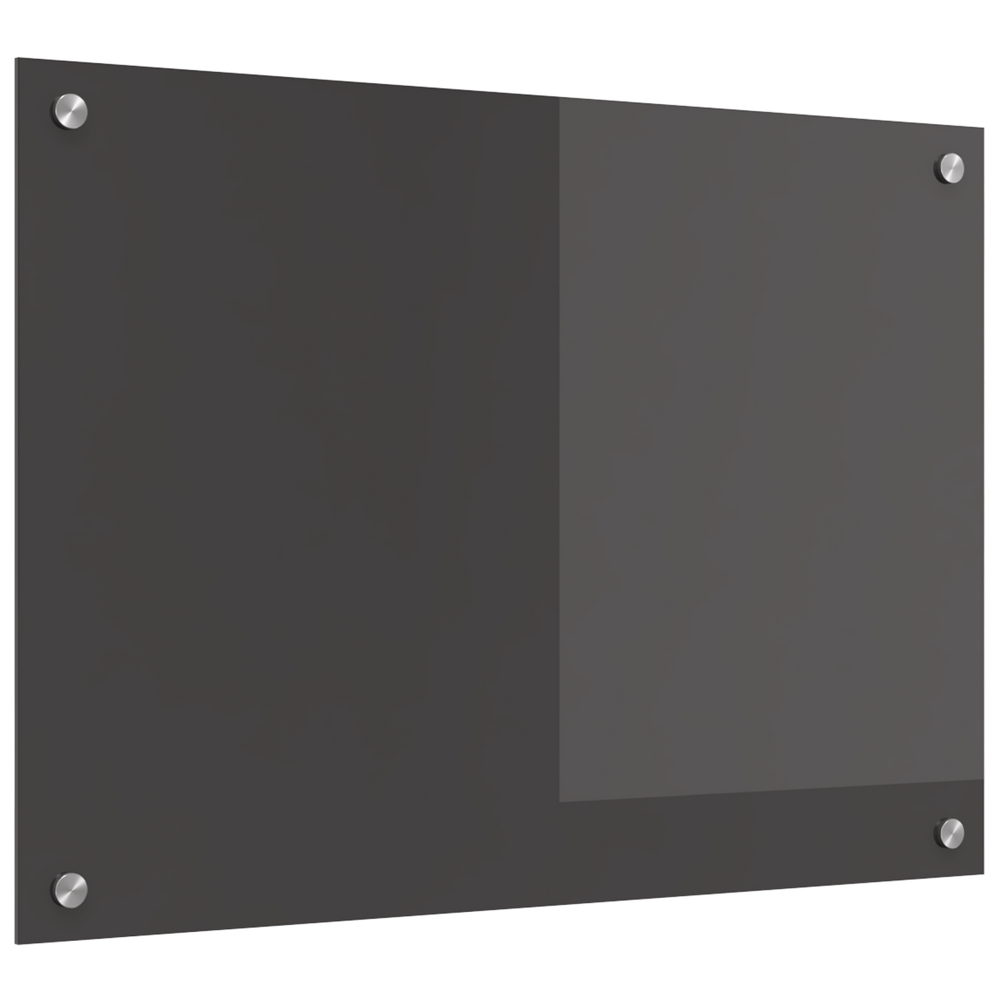 Kitchen Backsplash Dark grey 70 x 50 x 0.6 cm Tempered Glass