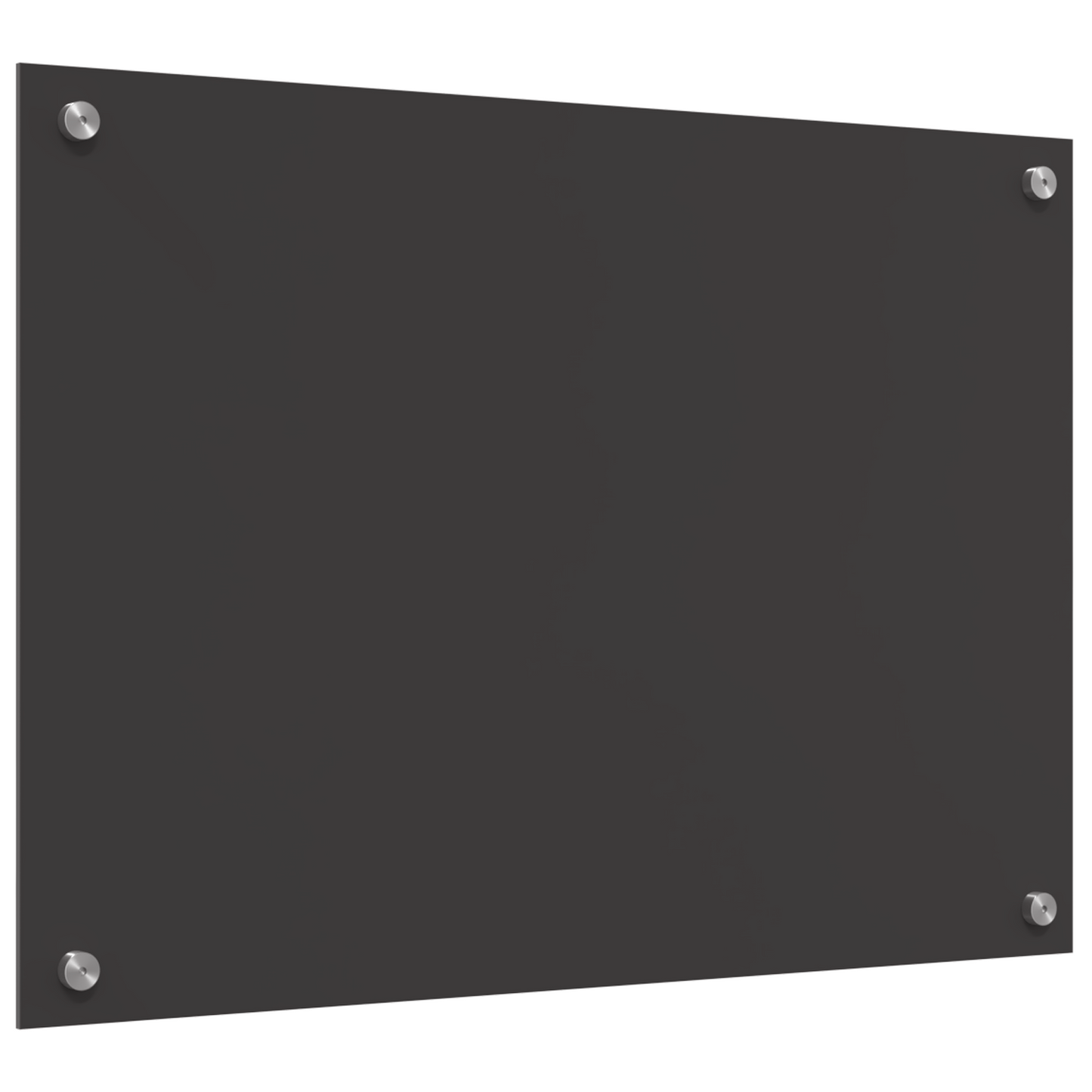 Kitchen Backsplash Dark grey 70 x 50 x 0.6 cm Tempered Glass