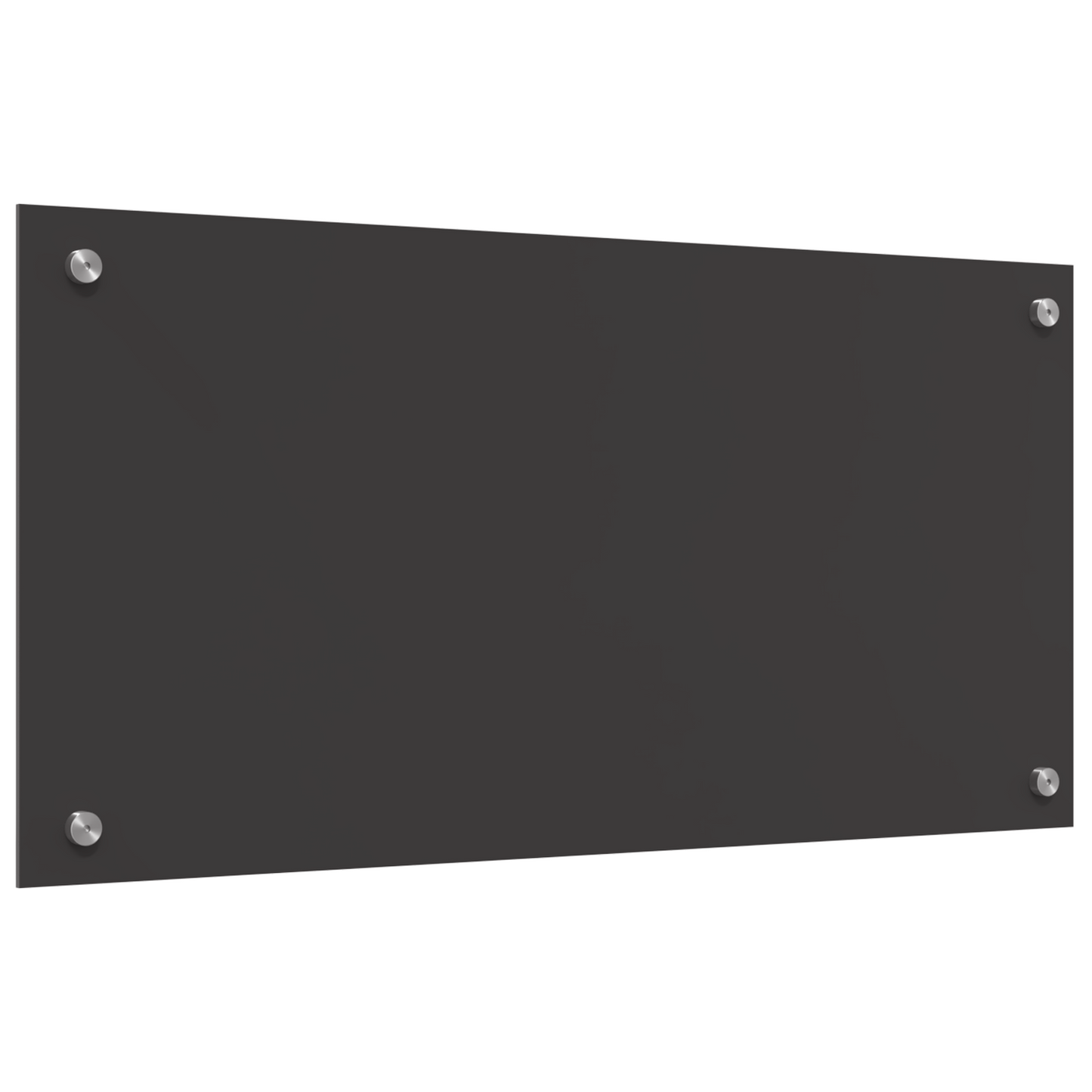 Kitchen Backsplash Dark grey 80 x 40 x 0.6 cm Tempered Glass
