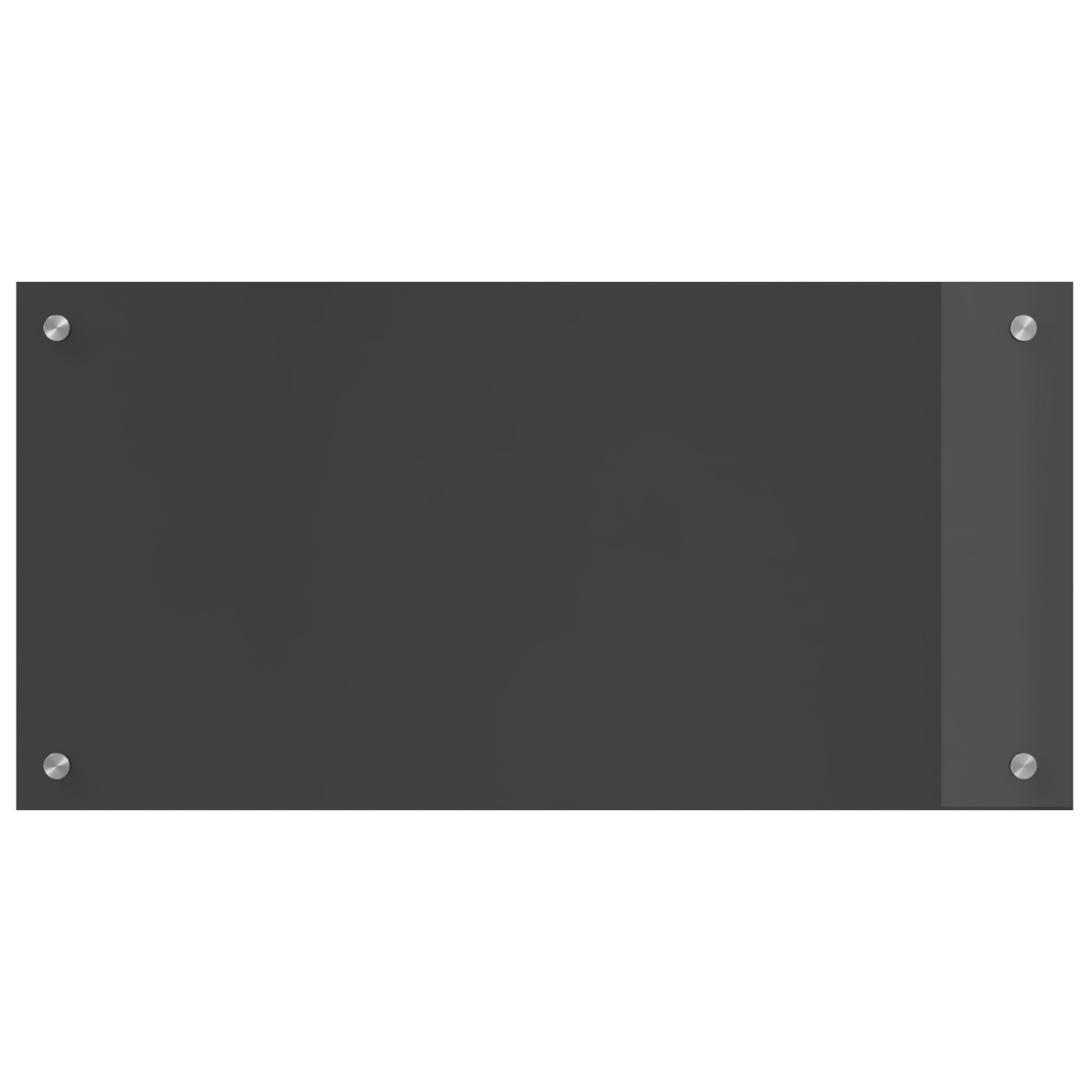 Kitchen Backsplash Dark grey 80 x 40 x 0.6 cm Tempered Glass