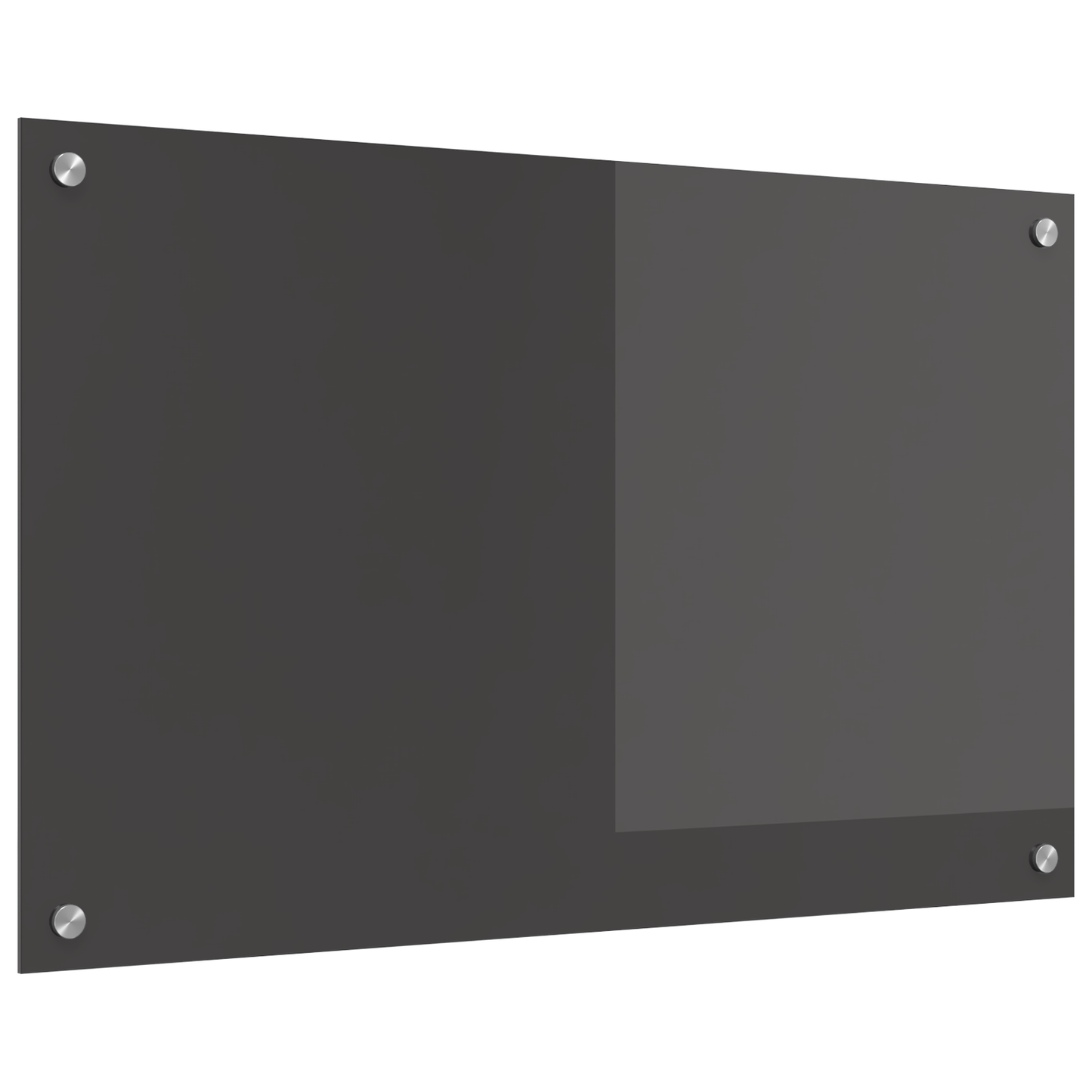 Kitchen Backsplash Dark grey 80 x 50 x 0.6 cm Tempered Glass